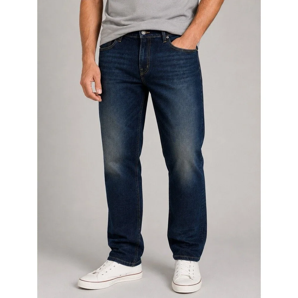 Goodfellow & Co Men’s Jeans 40x32 Slim Straight Total Flex Dark Wash Stretch